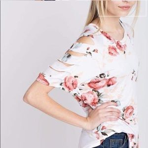 12 pm floral top